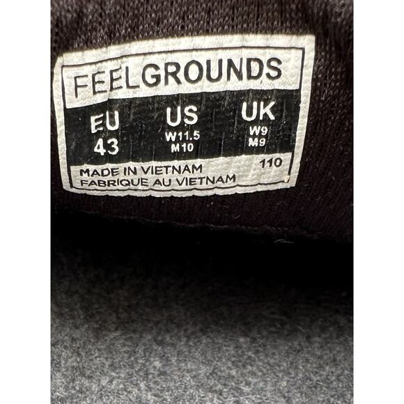Feel Grounds Original Knit Sneaker Lace up Mens Size 10 Gray Barefoot main image 5